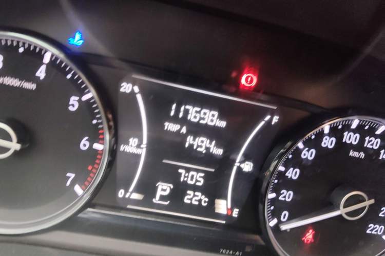 Used Honda Crider 2019 180 Turbo CVT Luxury Edition China VI Emission Standard Odometer Close Up