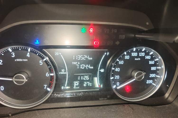 Used Honda Crider 2019 180 Turbo CVT Comfort Version China VI Odometer Close Up