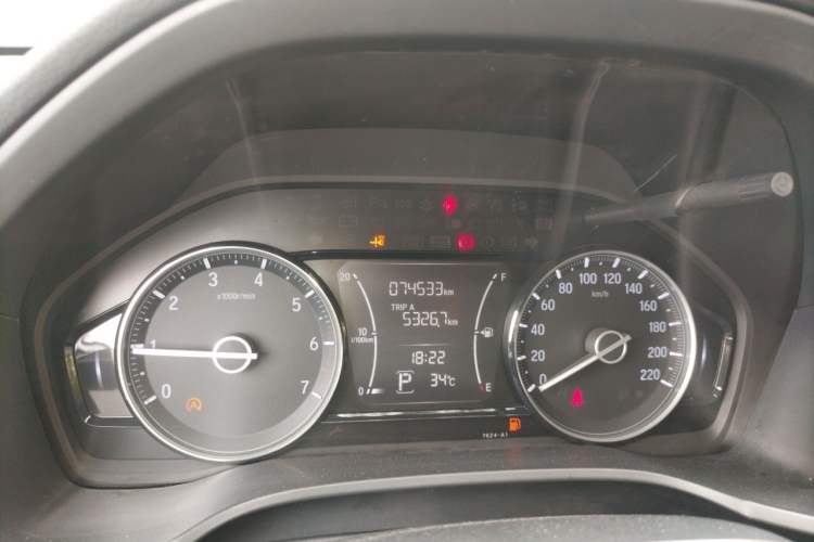 Used Honda Crider 2019 180 Turbo CVT Comfort Version China VI Odometer Close Up