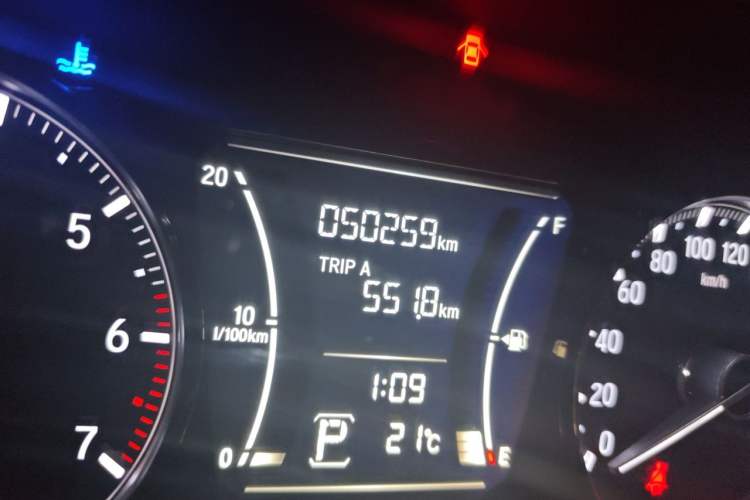 Used Honda Crider 2019 180 Turbo CVT Comfort Version China VI Odometer Close Up