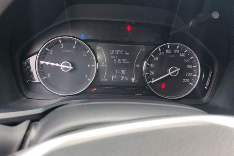 Used Honda Crider 2019 180 Turbo CVT Luxury Edition China VI Emission Standard Odometer Close Up