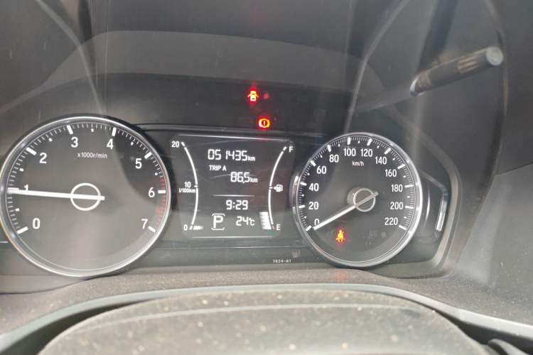 Used Honda Crider 2019 180 Turbo CVT Luxury Edition China VI Emission Standard Odometer Close Up