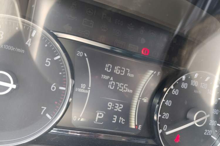 Used Honda Crider 2019 180 Turbo CVT Comfort Version China VI Odometer Close Up