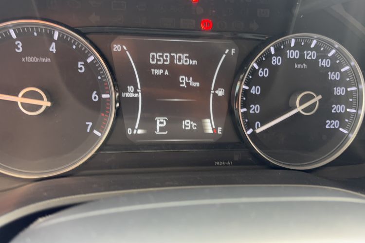 Used Honda Crider 2019 180 Turbo CVT Comfort Version China VI Odometer Close Up
