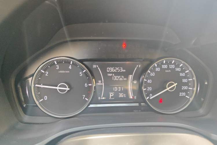 Used Honda Crider 2019 180 Turbo CVT Luxury Edition China VI Emission Standard Odometer Close Up