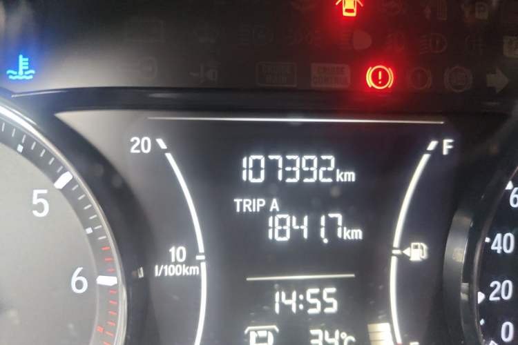 Used Honda Crider 2019 180 Turbo CVT Comfort Version China VI Odometer Close Up
