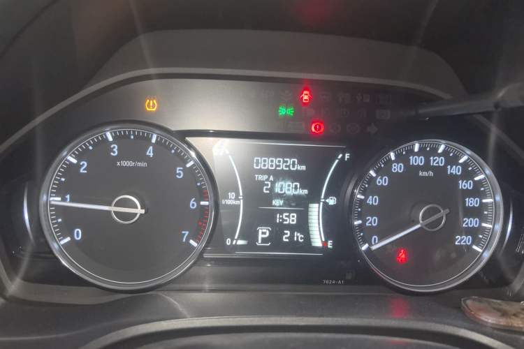 Used Honda Crider 2019 180 Turbo CVT Comfort Version China VI Odometer Close Up