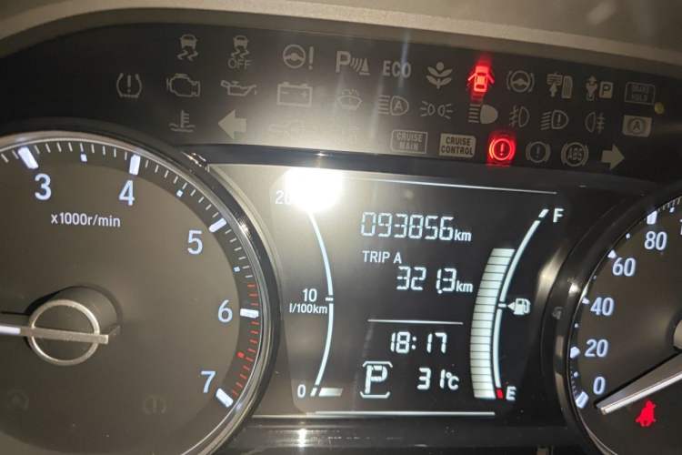 Used Honda Crider 2019 180 Turbo CVT Comfort Edition China V Odometer Close Up