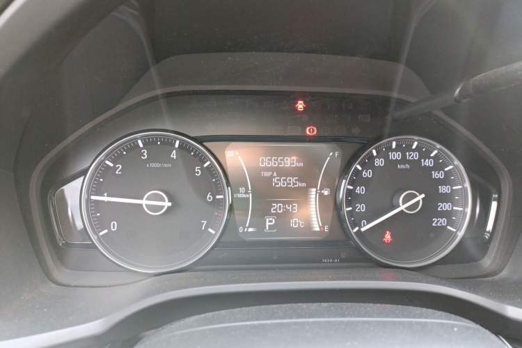 Used Honda Crider 2019 180 Turbo CVT Luxury Edition China VI Emission Standard Odometer Close Up