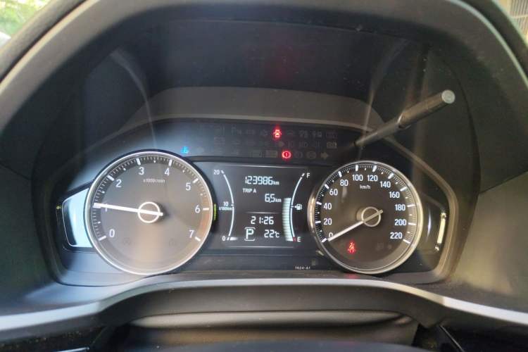 Used Honda Crider 2019 180 Turbo CVT Comfort Version China VI Odometer Close Up