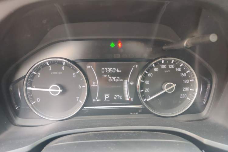Used Honda Crider 2019 180 Turbo CVT Luxury Edition China VI Emission Standard Odometer Close Up