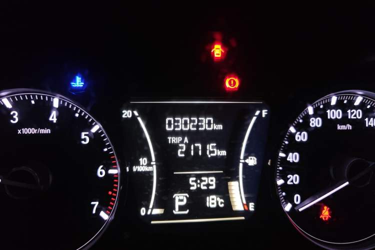 Used Honda Crider 2019 180 Turbo CVT Comfort Version China VI Odometer Close Up