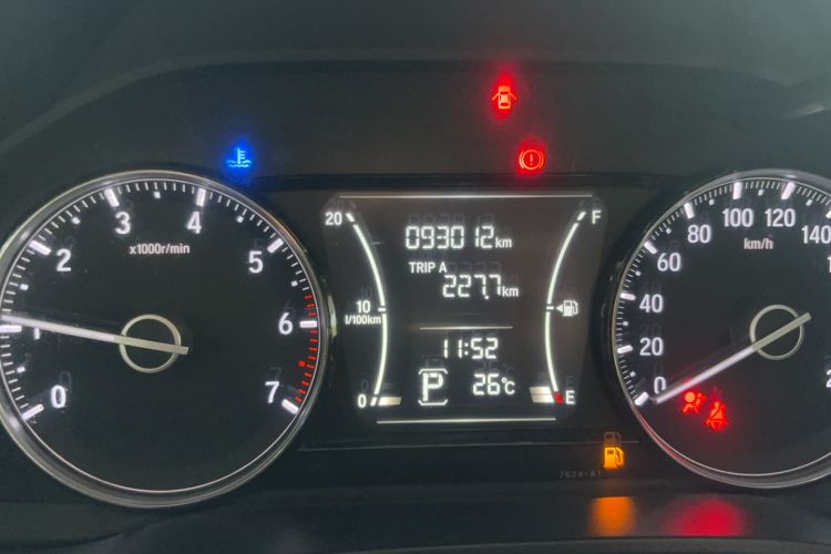 Used Honda Crider 2019 180 Turbo CVT Luxury Edition China VI Emission Standard Odometer Close Up