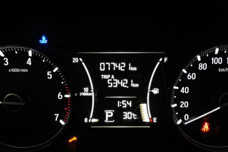 Used Honda Crider 2019 180 Turbo CVT Comfort Version China VI Odometer Close Up