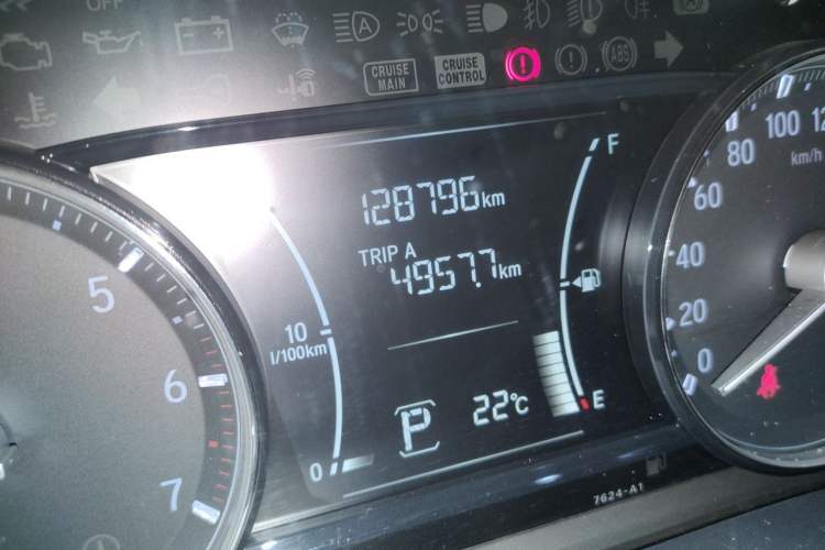 Used Honda Crider 2019 180 Turbo CVT Luxury Edition China V Odometer Close Up