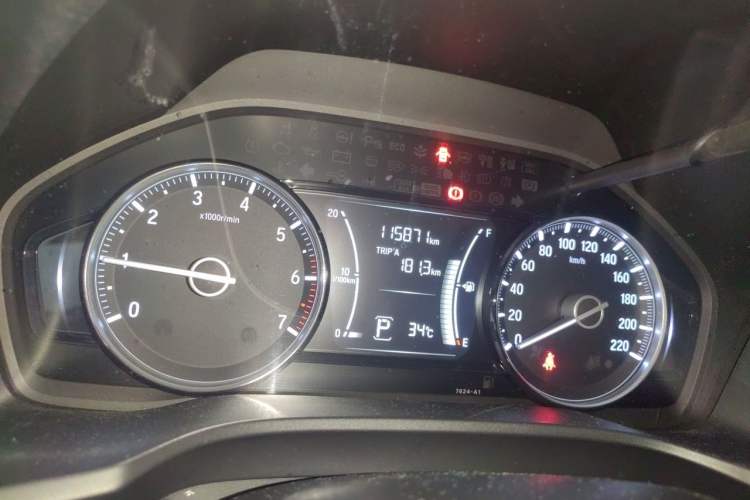 Used Honda Crider 2019 180 Turbo CVT Comfort Version China VI Odometer Close Up