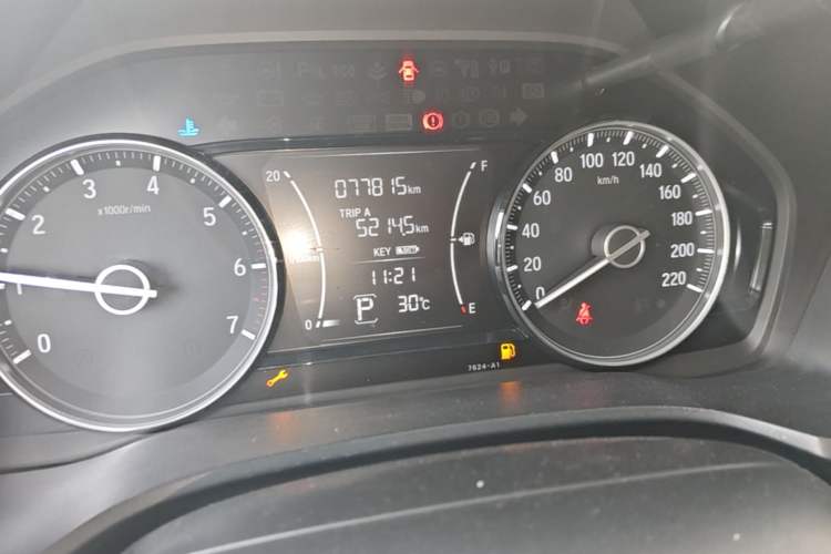 Used Honda Crider 2019 180 Turbo CVT Comfort Version China VI Odometer Close Up