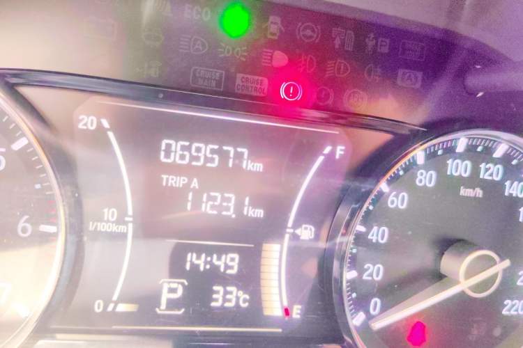 Used Honda Crider 2019 180 Turbo CVT Comfort Version China VI Odometer Close Up