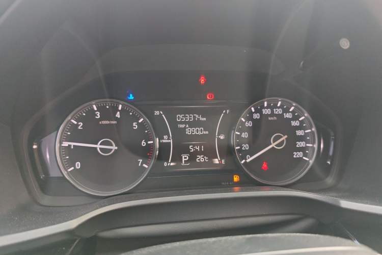 Used Honda Crider 2019 180 Turbo CVT Luxury Edition China VI Emission Standard Odometer Close Up