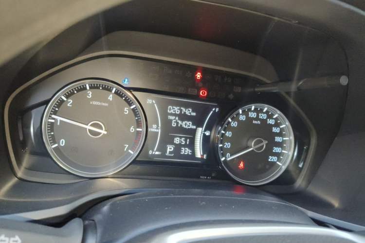 Used Honda Crider 2019 180 Turbo CVT Comfort Version China VI Odometer Close Up