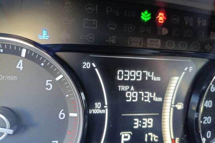 Used Honda Crider 2019 180 Turbo CVT Comfort Version China VI Odometer Close Up