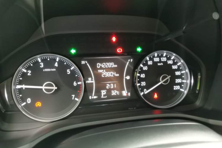 Used Honda Crider 2019 180 Turbo CVT Luxury Edition China VI Emission Standard Odometer Close Up