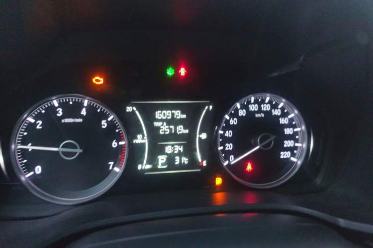 Used Honda Crider 2019 180 Turbo CVT Comfort Version China VI Odometer Close Up