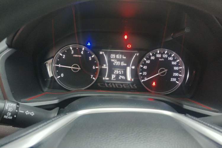 Used Honda Crider 2019 180 Turbo CVT Luxury Edition China VI Emission Standard Odometer Close Up