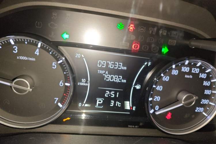 Used Honda Crider 2019 180 Turbo CVT Comfort Edition China V Odometer Close Up