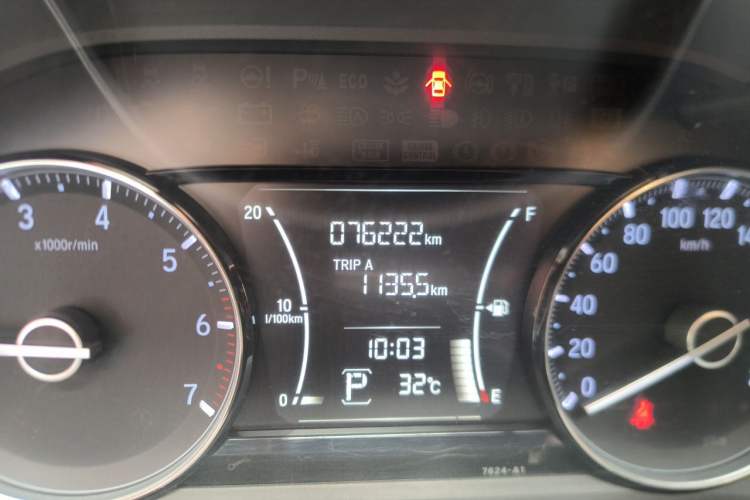 Used Honda Crider 2019 180 Turbo CVT Comfort Version China VI Odometer Close Up