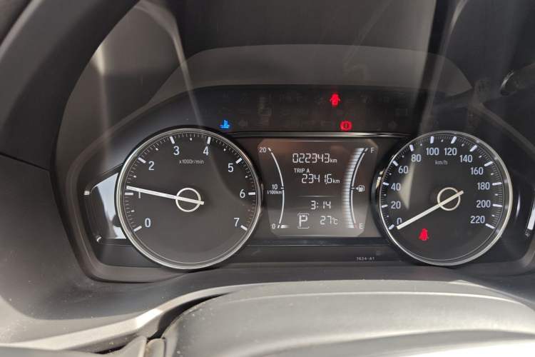 Used Honda Crider 2019 180 Turbo CVT Comfort Version China VI Odometer Close Up