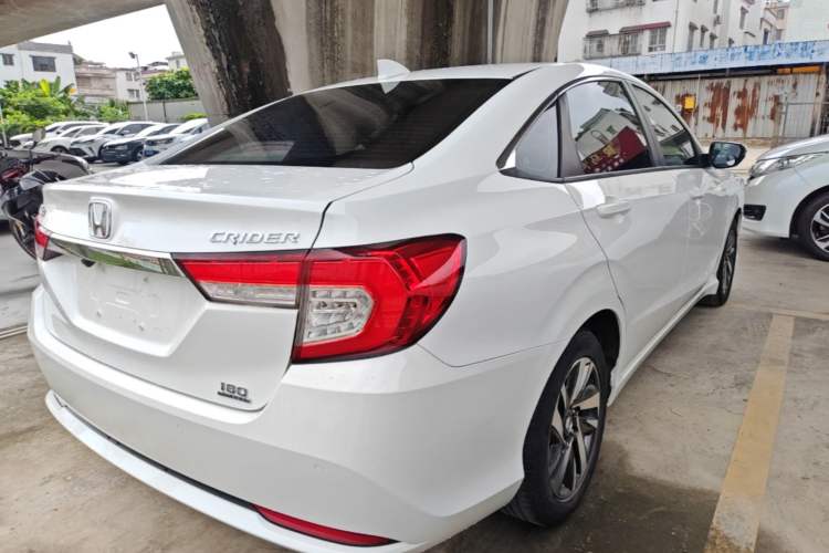 Used Honda Crider 2019 180 Turbo CVT Luxury Edition China VI Emission Standard Rear Right 45 Deg