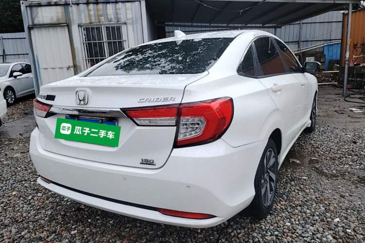 Used Honda Crider 2019 180 Turbo CVT Luxury Edition China VI Emission Standard Rear Right 45 Deg