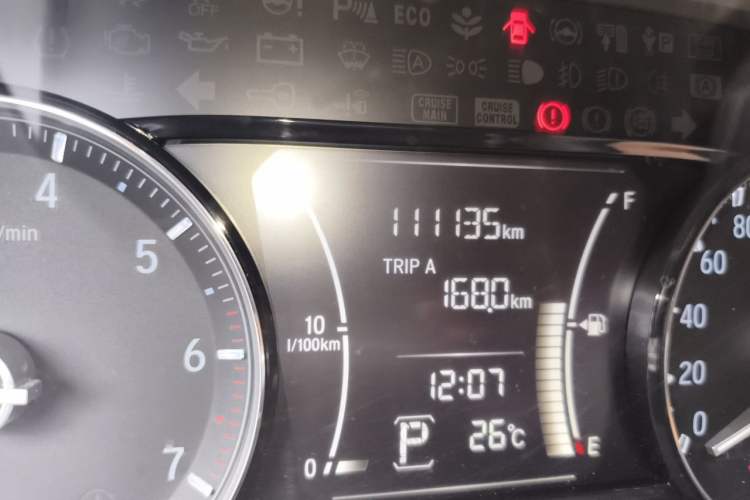 Used Honda Crider 2022 180 Turbo CVT Comfort Version Odometer Close Up