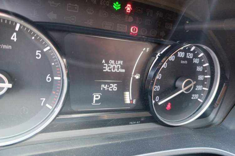 Used Honda Crider 2022 180 Turbo CVT Comfort Version Odometer Close Up