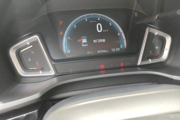 Used Honda Crider 2022 180Turbo CVT Luxury Edition Odometer Close Up