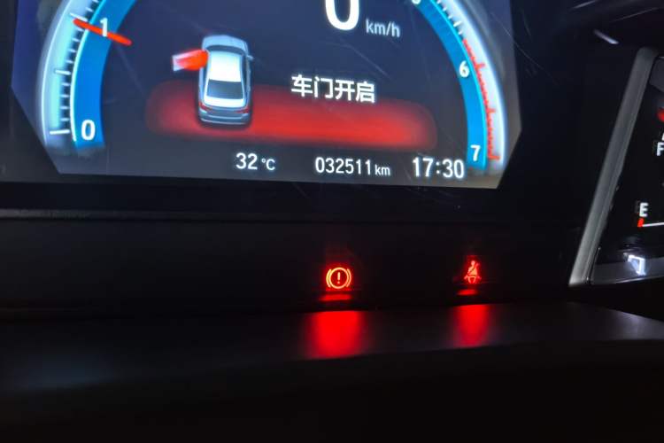 Used Honda Crider 2022 180Turbo CVT Luxury Edition Odometer Close Up