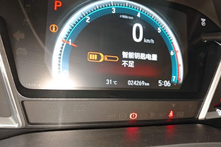Used Honda Crider 2024 180 Turbo CVT Smart Enjoyment Edition Odometer Close Up