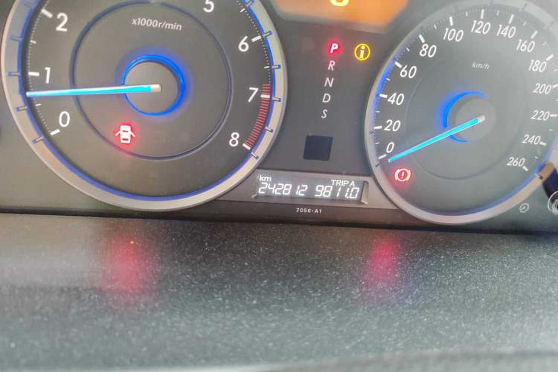 Used Honda Crosstour 2011 3.5L Flagship Edition Odometer Close Up