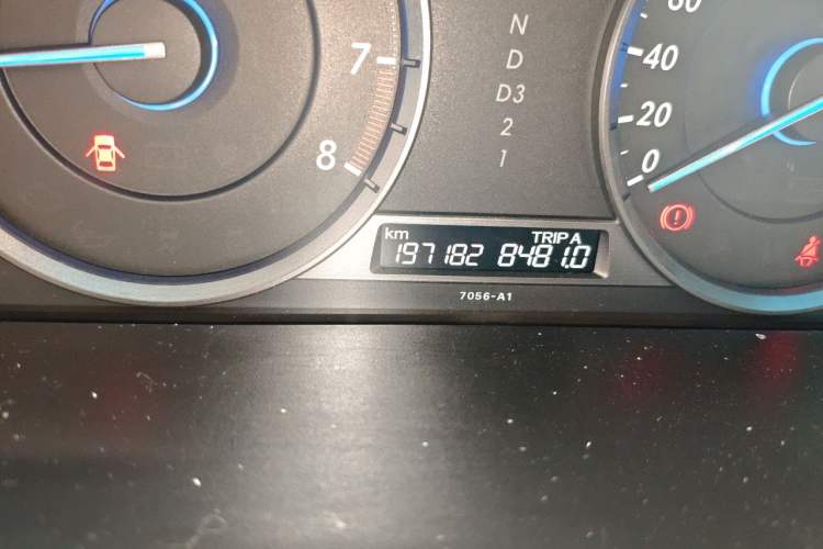 Used Honda Crosstour 2012 2.4L Luxury Edition Odometer Close Up