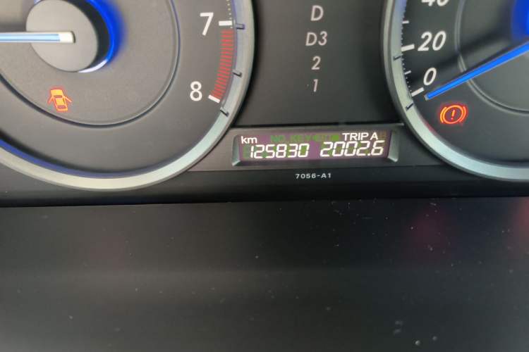 Used Honda Crosstour 2012 2.4L Prestige Edition Odometer Close Up