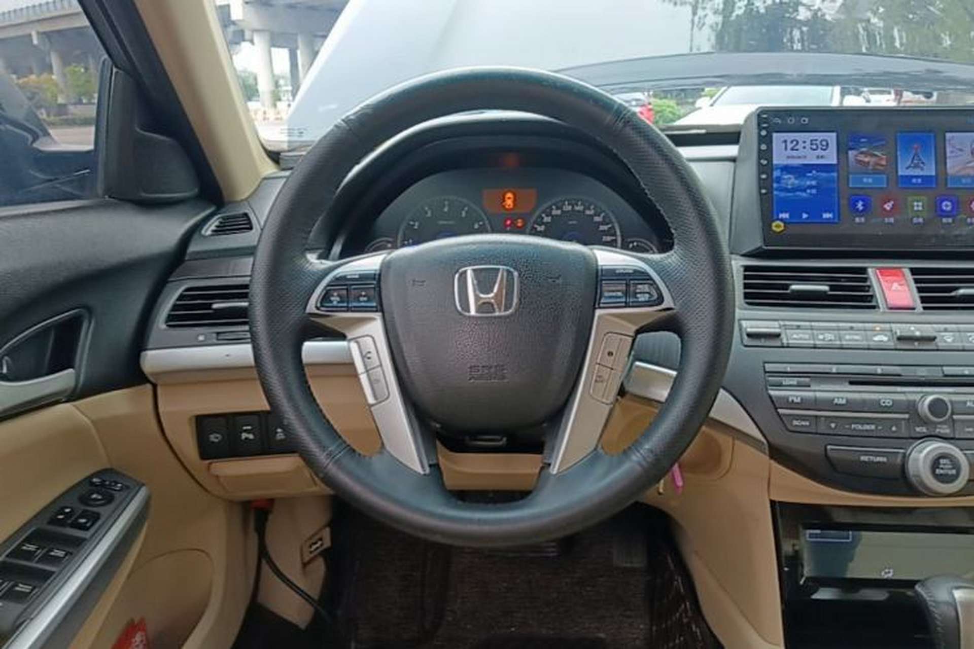 Used Honda Crosstour 2012 2.4L Luxury Edition Steering Wheel