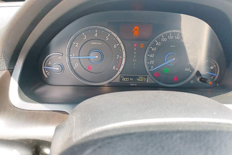 Used Honda Crosstour 2012 2.4L Luxury Edition Odometer Close Up