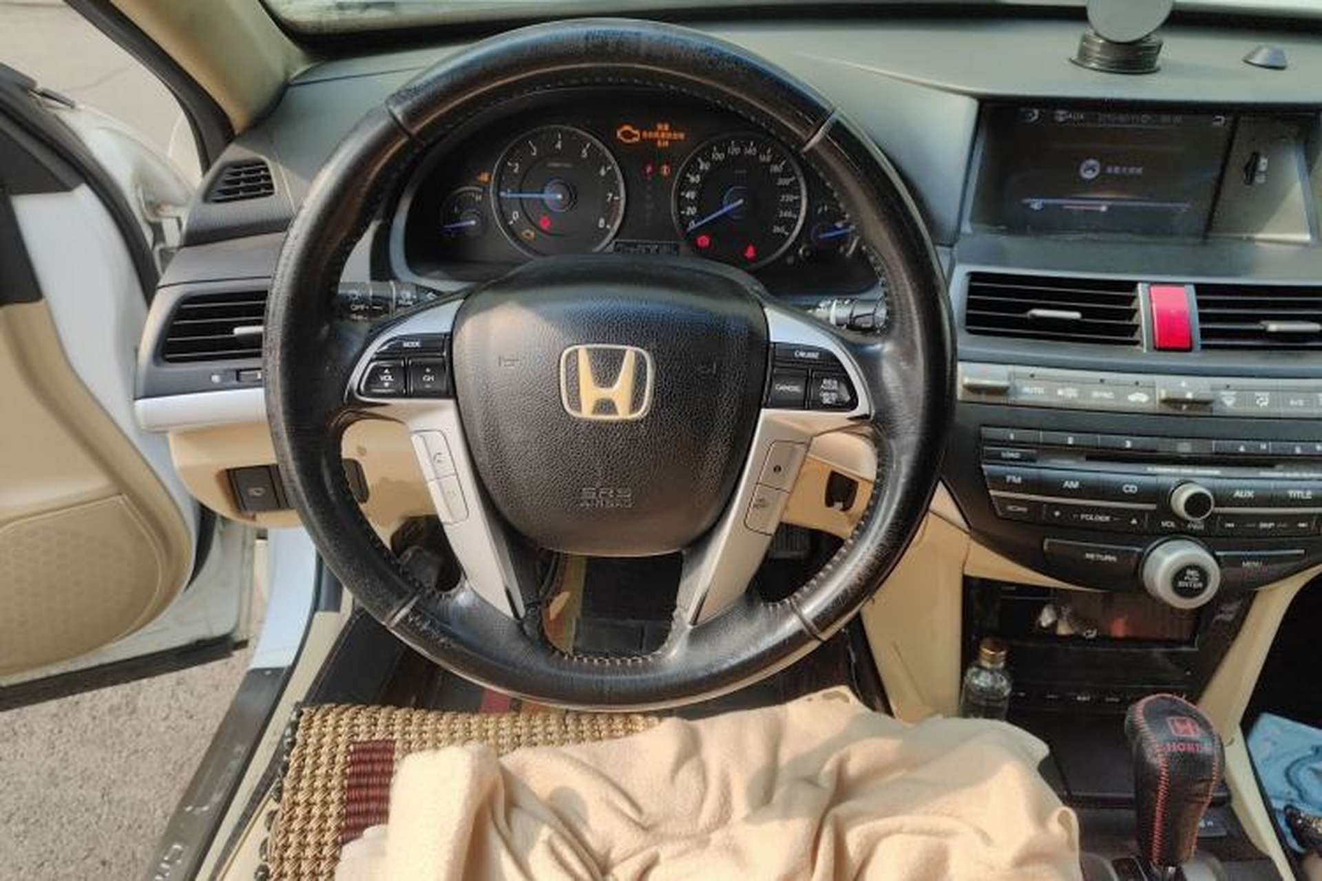Used Honda Crosstour 2012 2.4L Luxury Edition Steering Wheel