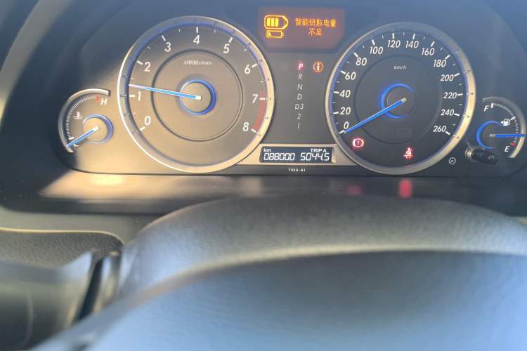 Used Honda Crosstour 2014 2.4L Luxury Edition Odometer Close Up