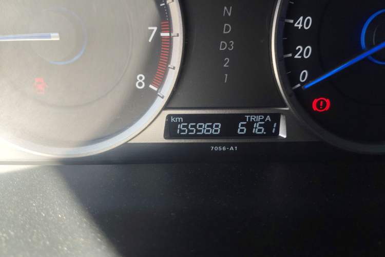 Used Honda Crosstour 2014 2.4L Luxury Edition Odometer Close Up