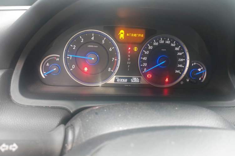 Used Honda Crosstour 2016 2.4L Luxury Edition Odometer Close Up