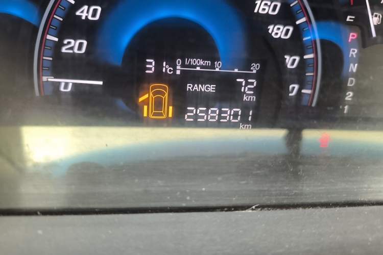 Used Honda Elysion 2012 2.4L VTi-S Prestige Edition Odometer Close Up