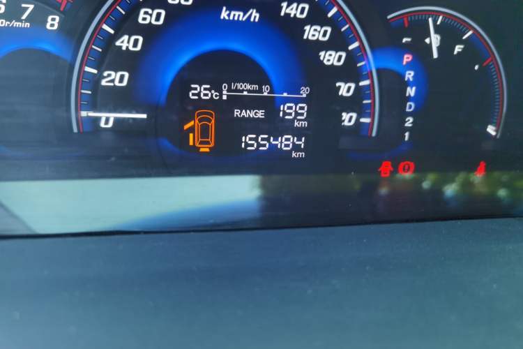 Used Honda Elysion 2012 2.4L VTi-S Prestige Edition Odometer Close Up