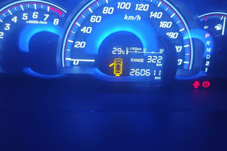 Used Honda Elysion 2012 2.4L VTi-S Prestige Edition Odometer Close Up